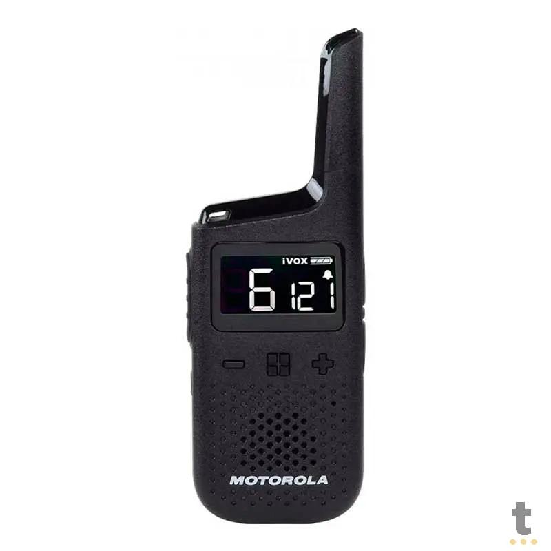 Radio De Comunicacao Walkie Talkie Motorola Talkabout T38br 32 Km Preto Truedata